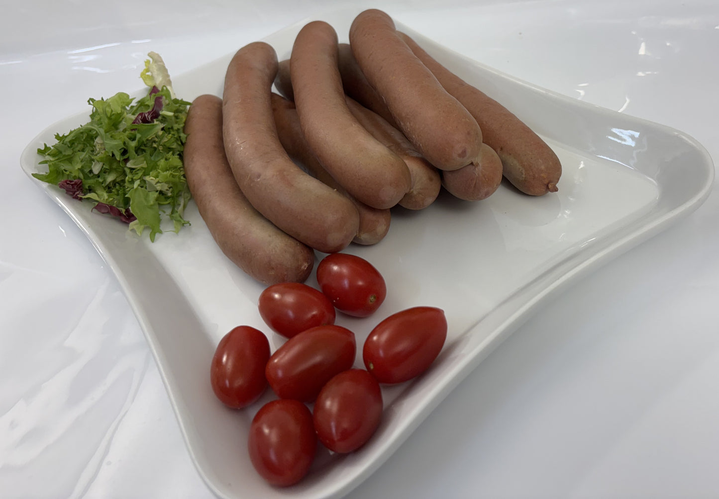 Frankfurter Lavet på Okse og Grisekød. 4. Stk. Ca 398-410g Pr.Pakke.