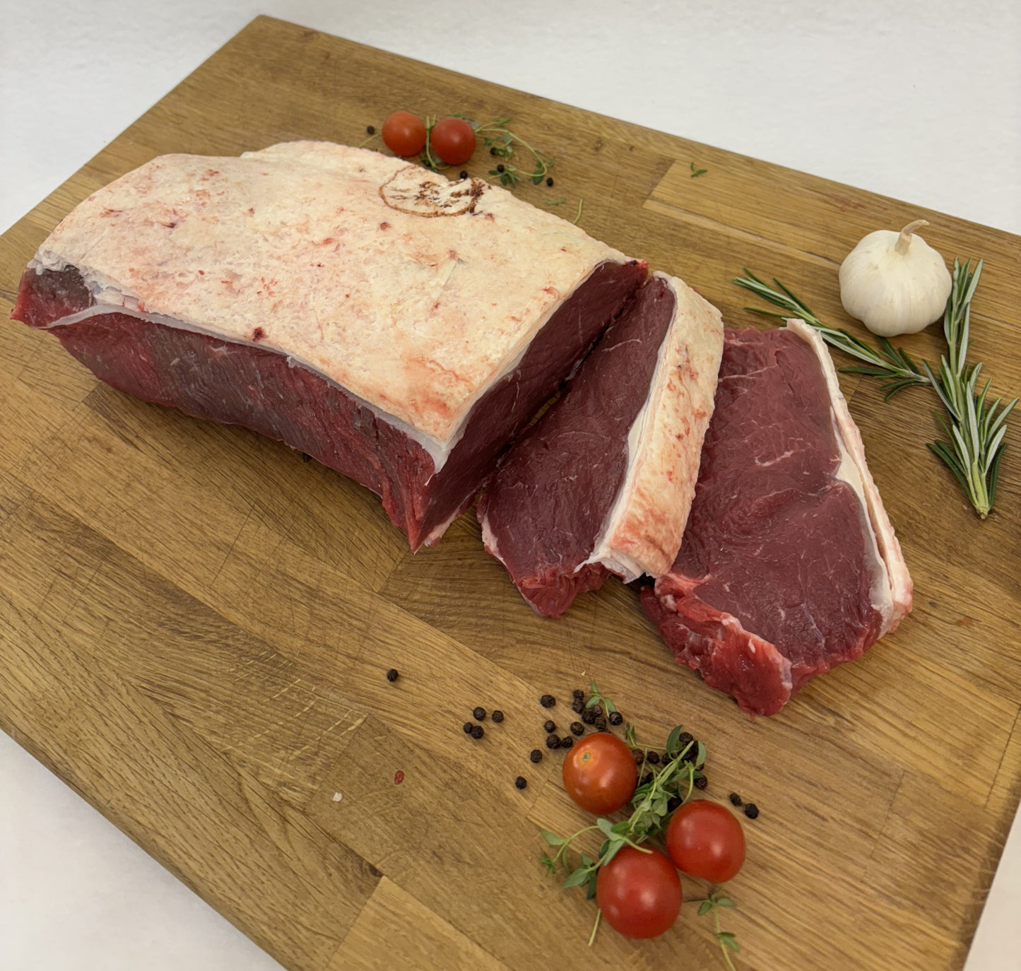 Okse højrebsbøffer pr. 300g