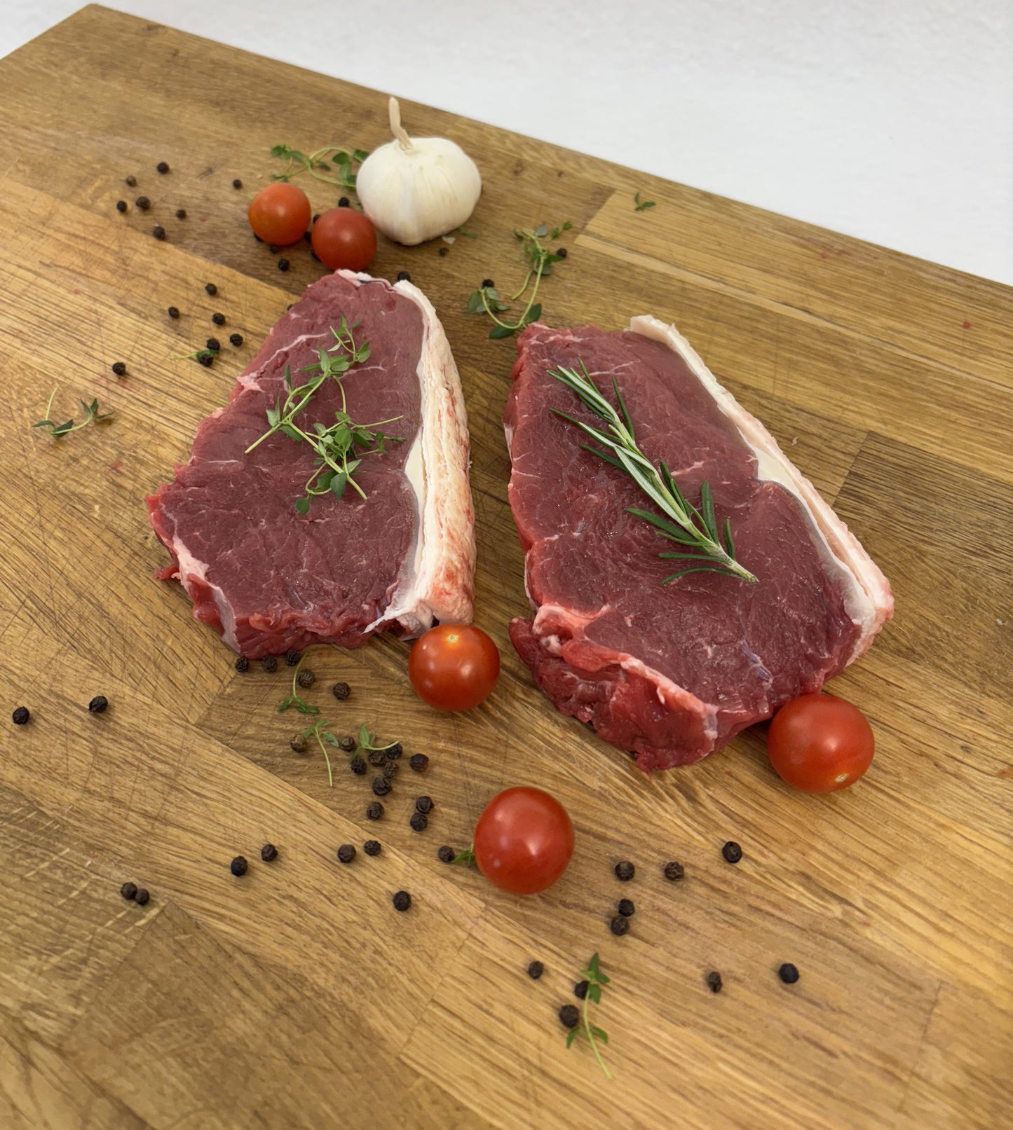 Okse højrebsbøffer pr. 300g