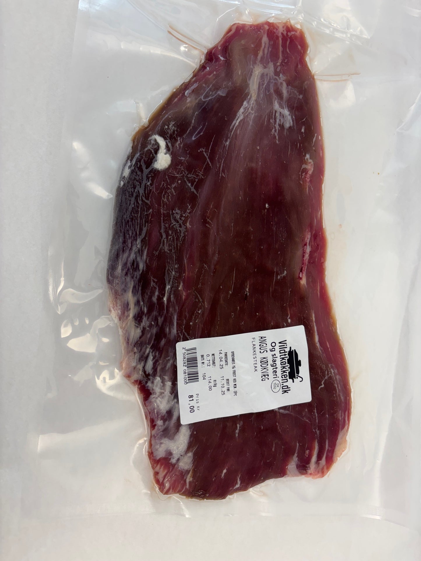 Okse Flanksteak pr. kg