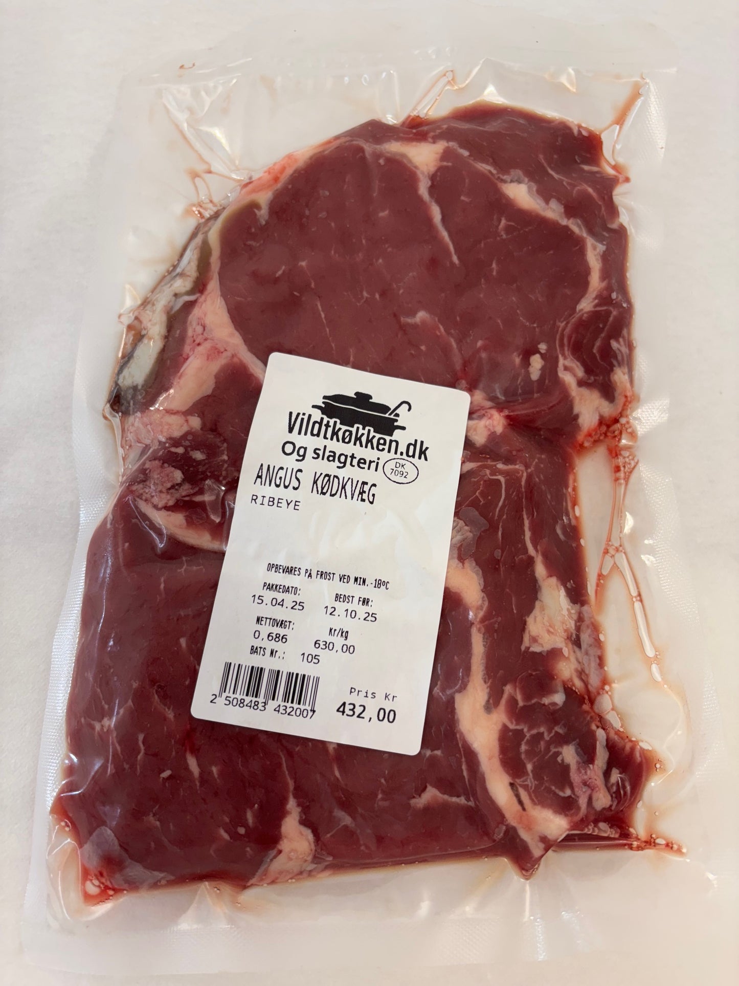 Okse ribeye pr. 300g