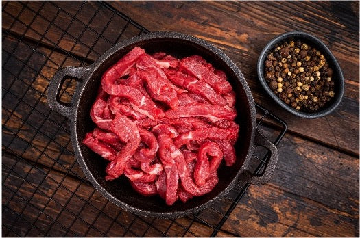 Okse stroganoff Pr. 500g.